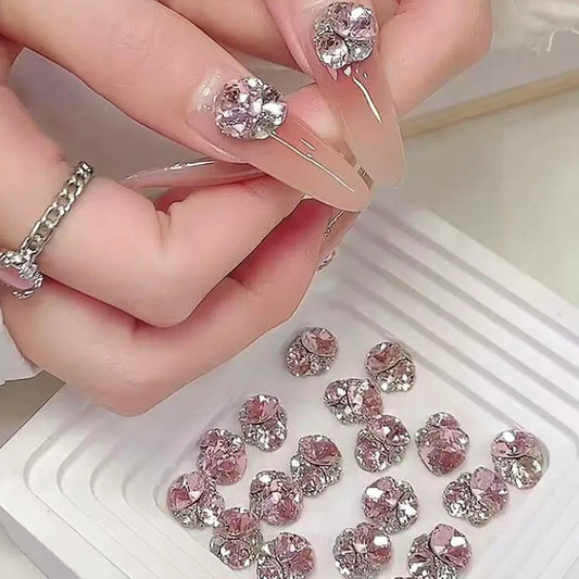 10Pcs Shiny Pile Diamond Nail Art
