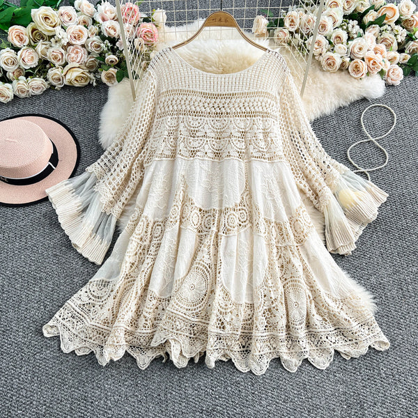Hollow Out Hem Dress