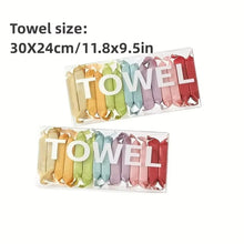 disposable travel towels – 14 pack compressed face towels front view