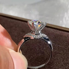 Oval Pigeon Egg Cube Zirconia Ring