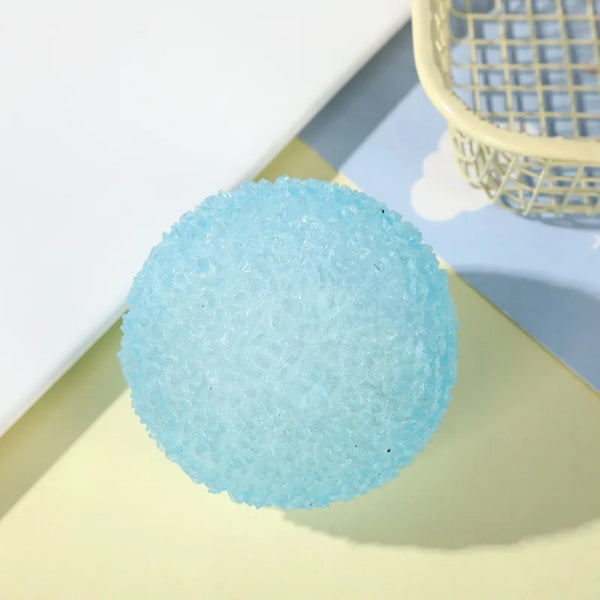 squishy fidget toy – blue ice ball mochi sensory stress relief toy