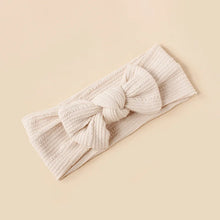 Baby Bow Headband Solid Color Wide Hairbands Soft Elastic Hair Bands Boy Girl Newborn Headwear Bowknot Kids Hair Accessories
