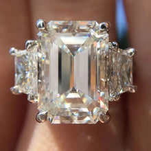 Oval Pigeon Egg Cube Zirconia Ring