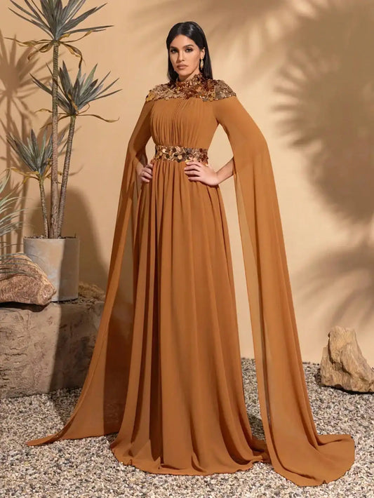 Elegant Dresses with Super Long Sleeves