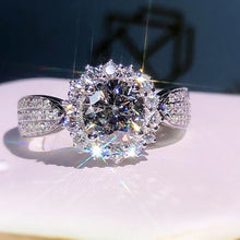 Oval Pigeon Egg Cube Zirconia Ring