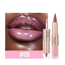 Tapered Lip Liner Contour Pencil Double Head Mirror Plumping Lip