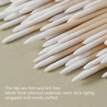 Cotton swabs nail art double-ended fine pointed tips pack