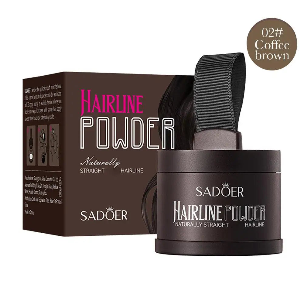 Adds Volume Hairline Powder, Root Touch Up & Loss Cover Up, Instant Gray Cover Up Powder Long-Lasting Coverage For Thinning Hair