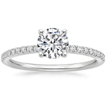 Oval pink cubic zirconia engagement ring close-up