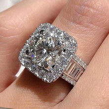 Oval Pigeon Egg Cube Zirconia Ring