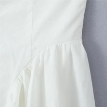 Elegant White Bodycon Dress Backless