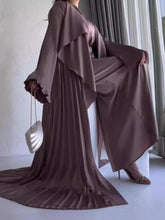 2 Piece Set Lace-up Ramadan Dress
