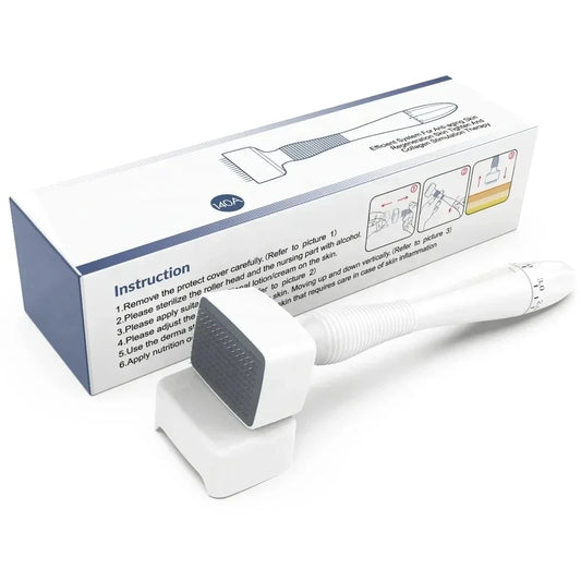 Stamp Microneedling Face Roller Massager