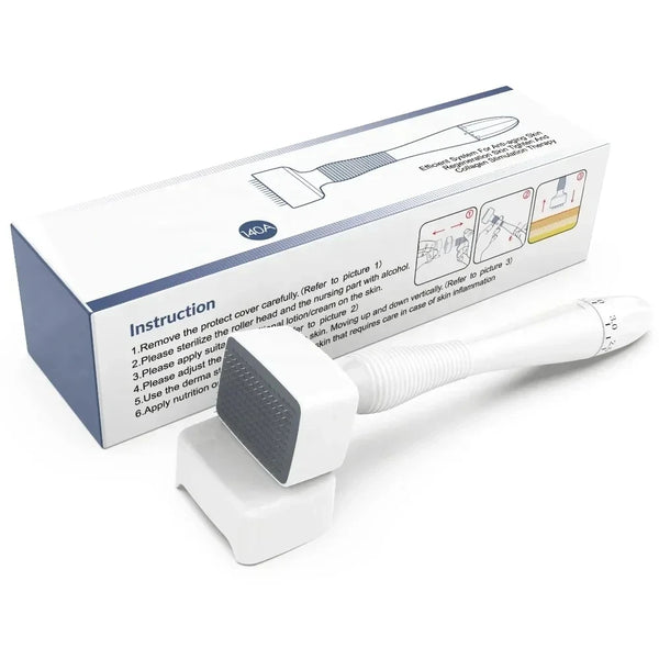Stamp Microneedling Face Roller Massager
