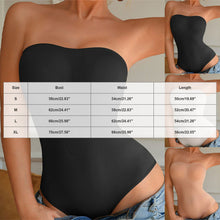 Women's Strapless Bodysuit Shapewear Sexy Thong Bodysuit Tops Butt Lifter Compression Waist Trainer Push Up Backless Shaper