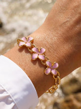Pink Flower Bracelet