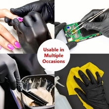 disposable nitrile gloves – latex free for nail manicure salon and tattoo use