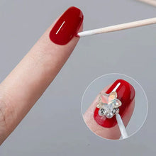 nail cotton swab sticks – 100pcs wood bud tip polish remover tool