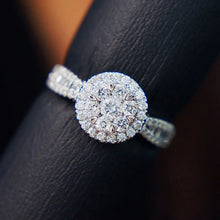 Oval Pigeon Egg Cube Zirconia Ring