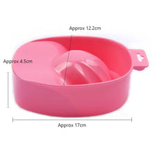 Nail soak bowl manicure hand wash remover basin DIY salon spa tool
