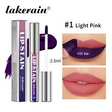 peel off lip stain – before and after application