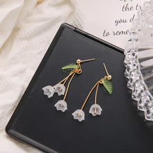White Flower Earrings