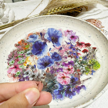 flower stickers pack – 50pcs waterproof transparent PET decorative ink flower stickers
