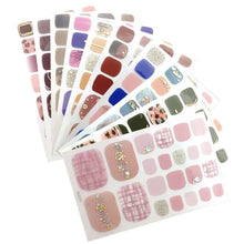 Toe nail stickers for girls self-adhesive full cover pack