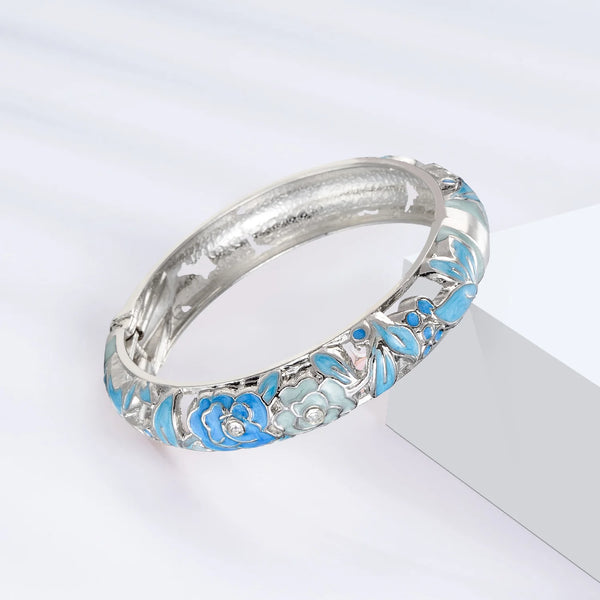 Floral Enamel Bracelets