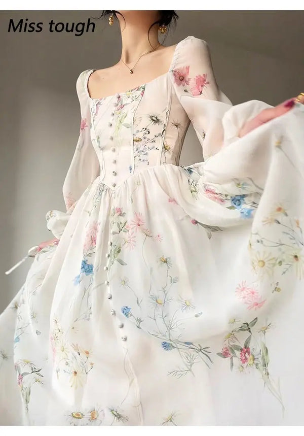 Summer Floral Print Dress