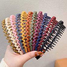 wave hairbands for women – non-slip toothed hair combs headbands