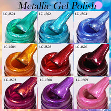 Metallic gel nail polish 7ml red chrome mirror shell UV nail art