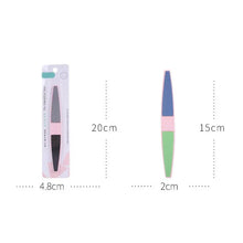 Nail file long lasting double grit sanding accessory close up