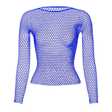 Women Tanks Long Sleeve Tops Hollow Out Fishnet Sexy Lingerie Night Dress Bodystocking