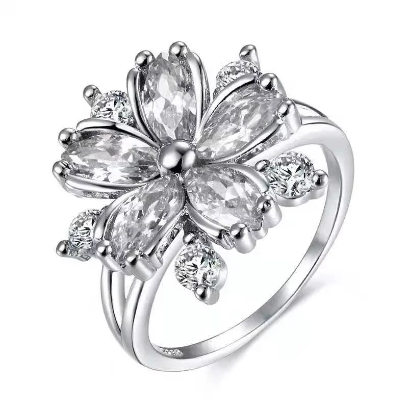 Milangirl Jewelry Gorgeous Blue Flower