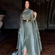 Batwing Sleeve Split Dresses