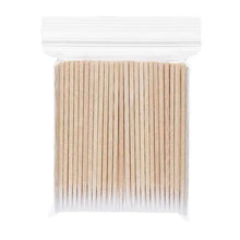 nail cotton swab sticks – 100pcs wood bud tip polish remover tool