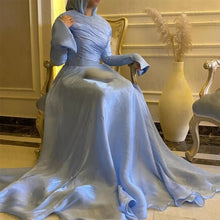 Elegant customized mermaid prom dress with full sleeves