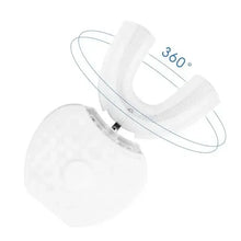 U Shape Toothbrush Ultrasonic Cleaner Teeth Whitening Lamp