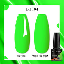 MEET ACROSS 8 Colors Mirror Gel Nail Polish Long-lasting Quick-drying Metallic Gold Silver Red Semi Permanent Varnish Nail Art