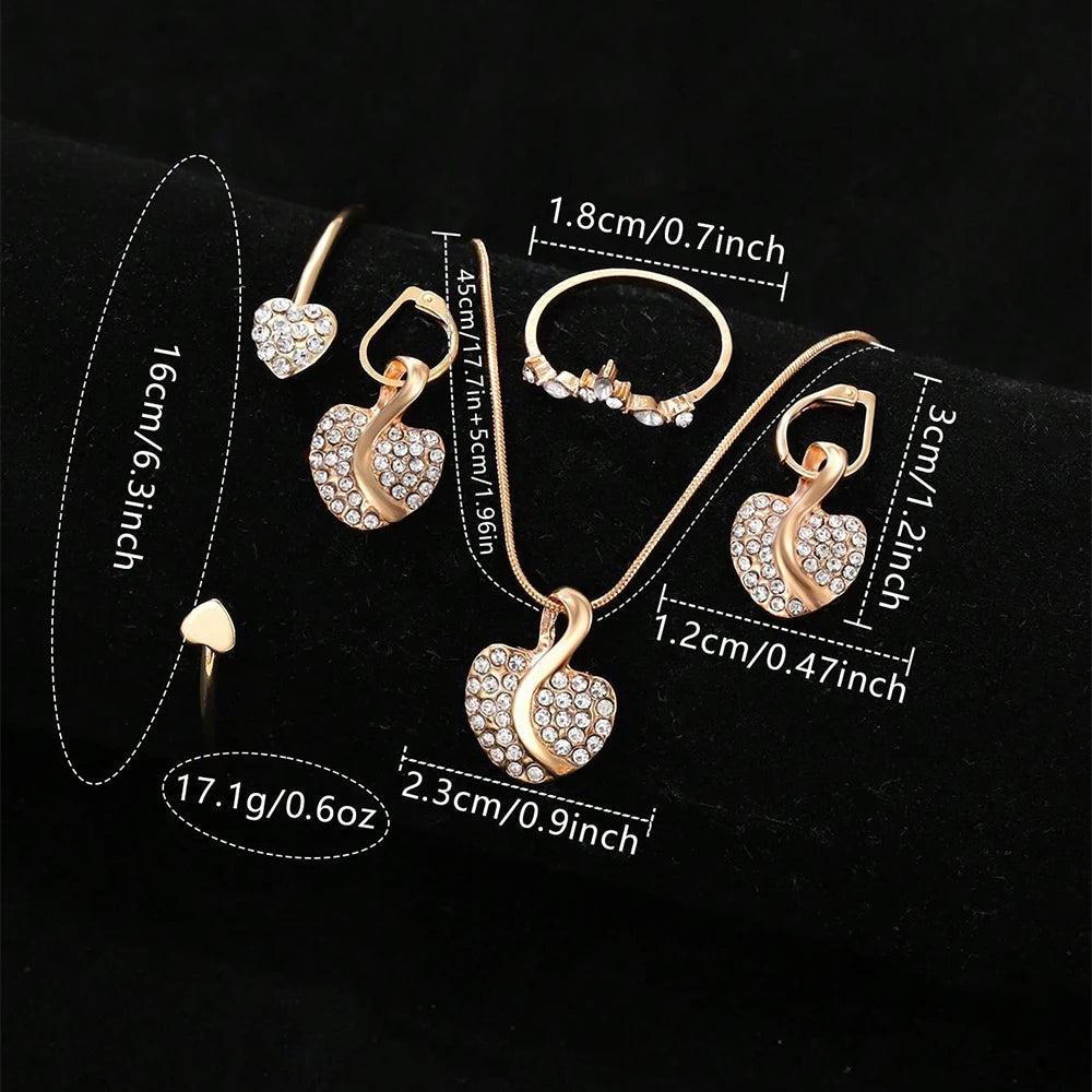 Women's Quartz Watch Jewelry Set
