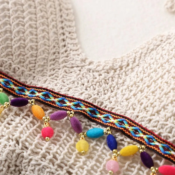 Crochet camisole for layering and warm-weather outfits