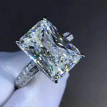 Oval Pigeon Egg Cube Zirconia Ring