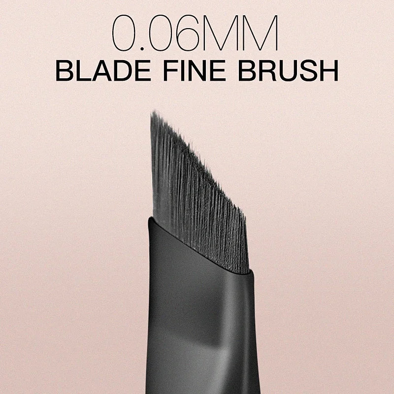 4pcs Blade Makeup Brushes Angled Thin Eyebrow Brush Flat Fine Eyeliner Brush Professional Liner Brow Make Up Tools