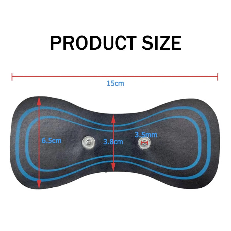 Electric Neck Massager EMS Muscle Massage Stimulator  Hip Exerciser Replacement Tens Body Massager Patch Mini Device