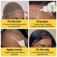 Lace front wig glue kit suitable for beginners and experienced wig wearers.