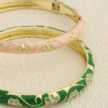 Flower Enamel Cloisonne Bracelet