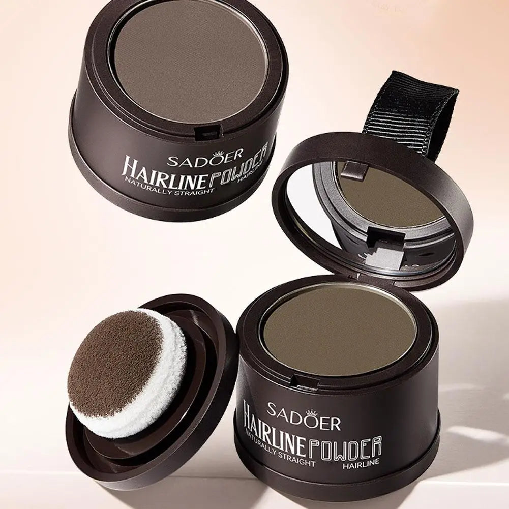 Adds Volume Hairline Powder, Root Touch Up & Loss Cover Up, Instant Gray Cover Up Powder Long-Lasting Coverage For Thinning Hair