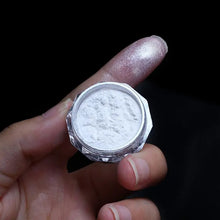 Chrome nail powder aurora pearl nude pink white mirror pigment nail art