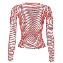 Women Tanks Long Sleeve Tops Hollow Out Fishnet Sexy Lingerie Night Dress Bodystocking